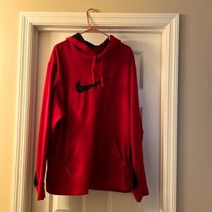 Nike Therma Fit Red and black hoodie